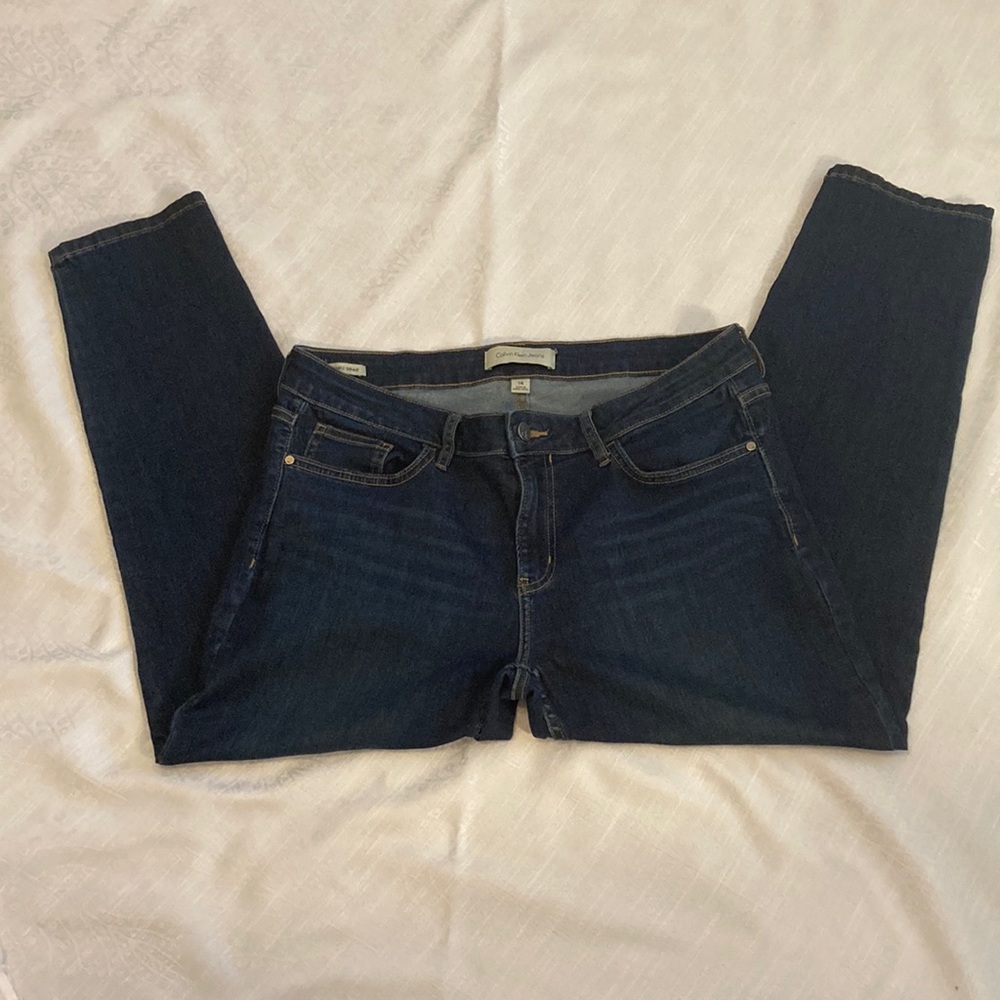 Calvin Klein ankle skinny jeans